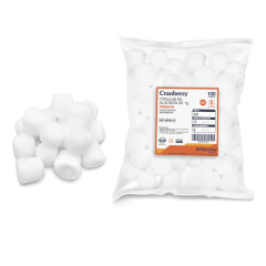 ALGODON TORULAS 1 GR BOLSA 100 UNIDADES CRANBERRY