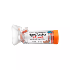AEROCHAMBER PLUS INFANTIL MASCARA ROJA X 1