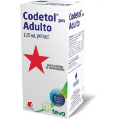 CODETOL PM ADULTO JBE X 120 ML (CODEINA+CLORFENAMINA)
