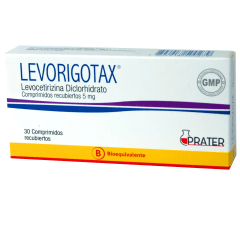 LEVORIGOTAX 5 MG X 30 COM (BE) (LEVOCETIRIZINA)
