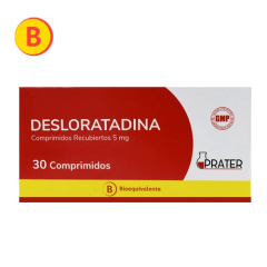 DESLORATADINA 5 MG X 30 COM (PRATER)