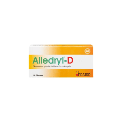 ALLEDRYL D X 20 CAP (LORATADINA + PSEUDOEFEDRINA)