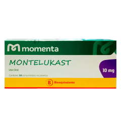 MONTELUKAST 10 MG 30 COM REC (BE)