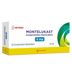 MONTELUKAST 4 MG X 30 COM MAST