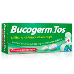 BUCOGERM TOS X 10 COM MAST (CLORHEXIDINA+NOSCAPINA)