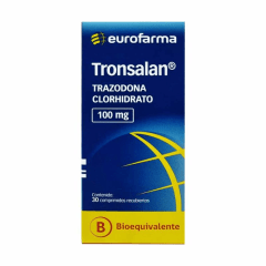 TRONSALAN 100 MG X 30 COM REC (TRAZODONA)
