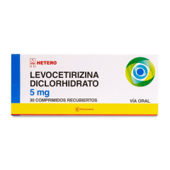 LEVOCETIRIZINA (BE) 5 MG 30 COMP REC