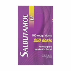 SALBUTAMOL INH LF 100 MCG X 250 DSS CHEMO
