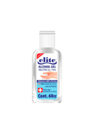 ALCOHOL GEL 70% 60 ML ELITE