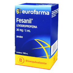 FESANIL 30 MG/5 ML X 120 ML JBE (LEVODROPROPIZINA)