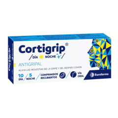 CORTIGRIP DN 500 MG/30 MG/4 MG X 15 COM REC (PARACETAMOL+PSEUDOEFEDRINA+CLORFENAMINA)