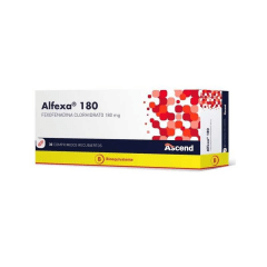 ALFEXA 180 MG 30 COM REC (FEXOFENADINA CLORHIDRATO)