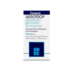 AEROTROP 20 MCG HFA X 250 DOSIS (BROMURO DE IPRATROPIO)