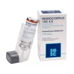NEUMOCORT PLUS INH 160/4.5 X 150 DSS (BUDESONIDA+FORMOTEROL)