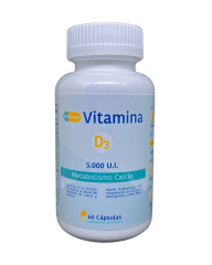 OLIFARMA VITAMINA D 5000 U.I X 60 CAPSULAS