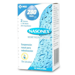 NASONEX SUS NASAL 50 MCG/DOSIS 140 DSS (MOMETASONA FUROATO)