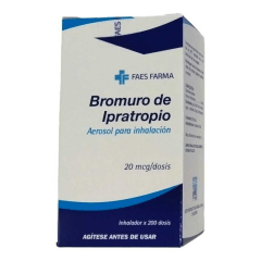 BROMURO DE IPRATROPIO INHALADOR 20MCG/DOSIS X 200 DOSIS