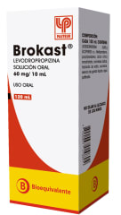 BROKAST SOL 60 MG/ 10 ML X 120 ML (LEVODROPROPIZINA)