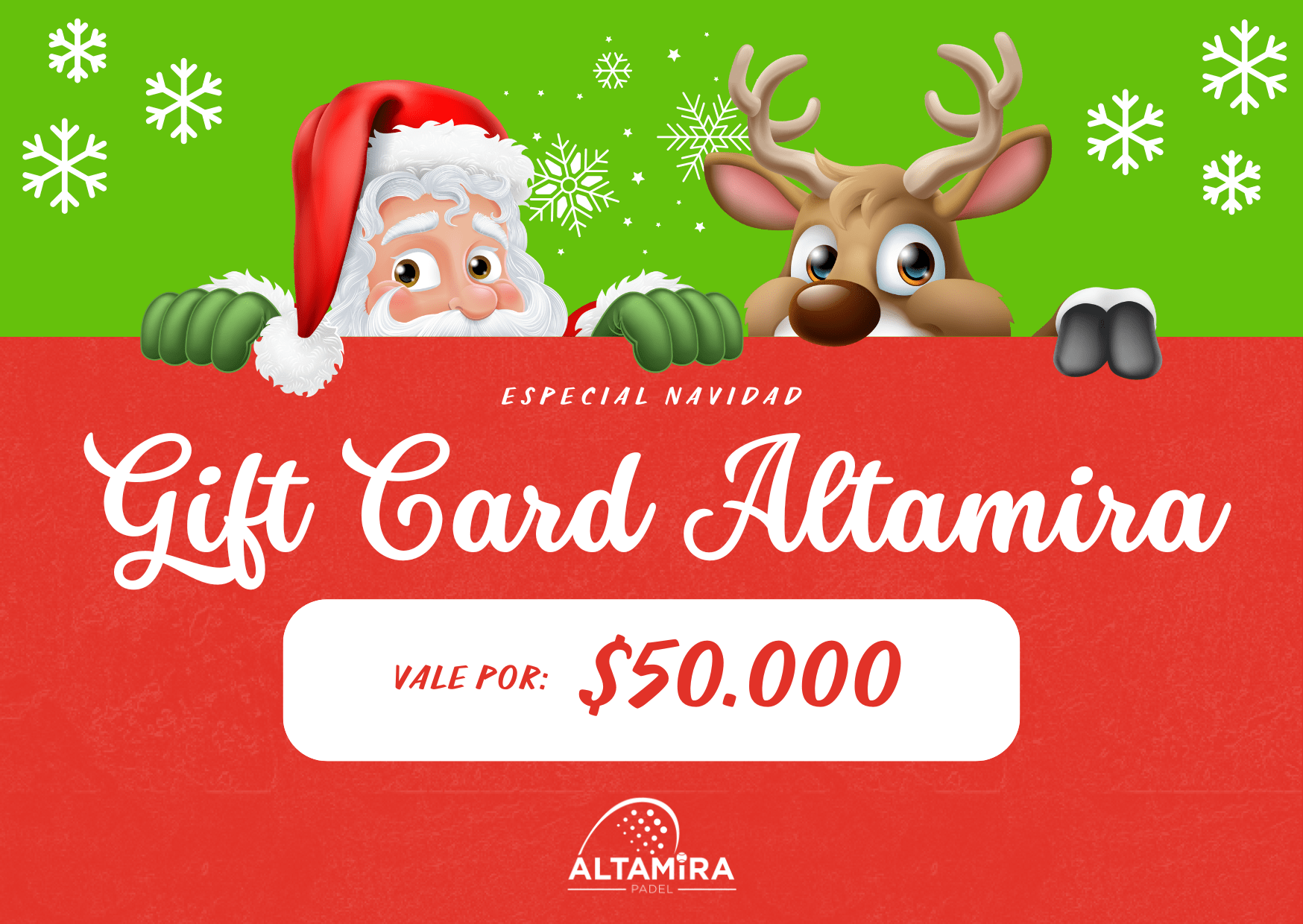 GIFT CARD DE REGALO