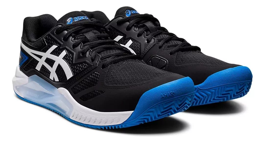 Zapatilla Asics Gel Challenger 13 Clay Negro/Azul Electrico