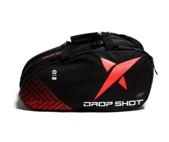 Paletero Drop Shot Essential Negro/Rojo
