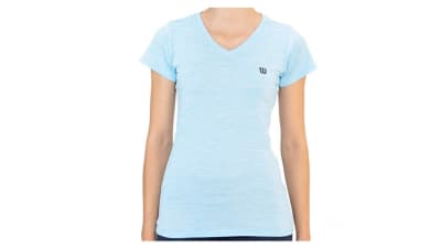 Camiseta Wilson Mujer Deslavada Celeste1