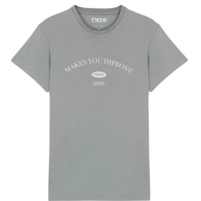 Camiseta Nox Mujer Basic Gris1
