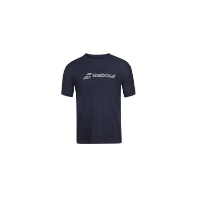 Polera Babolat Algodón Tee Men Black1
