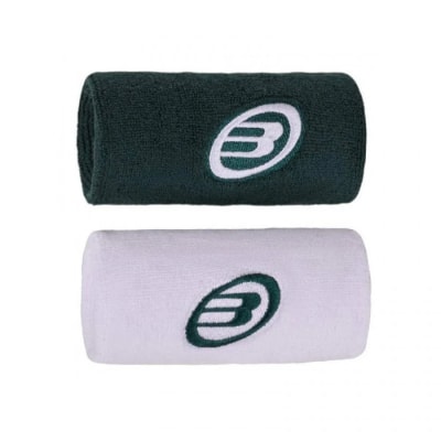 Muñequera Bullpadel Jungla/Blanco x2