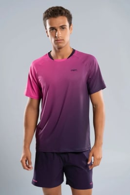Camiseta Nox Hombre Pro Rosa Mora Degradado