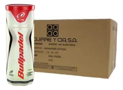 Caja de Pelotas de Padel Bullpadel Premium Pro x24 Tarros