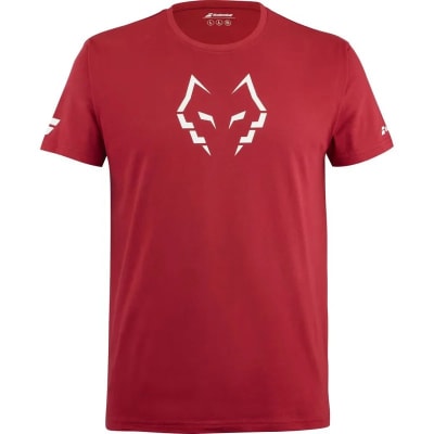 Camiseta Babolat Padel Cotton Tee Lebron Burdeo1