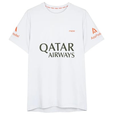 Camiseta Nox Sponsor AT10 Blanco 20251