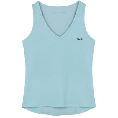 Camiseta Nox Mujer Tirantes Pro Fit Azul Cielo1