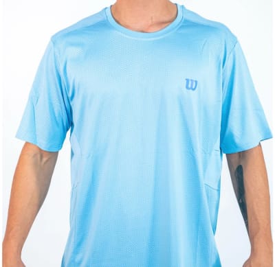 Camiseta Wilson Milenium Celeste1