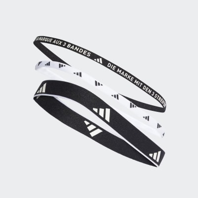 Cintas Adidas Negro Blanco (3 unidades)1