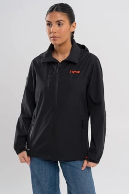Chaqueta Nox Softshell Mujer Team Negro1