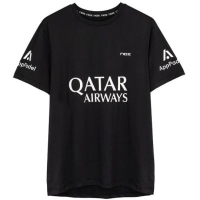 Camiseta Nox Sponsor AT10 Negro 20251