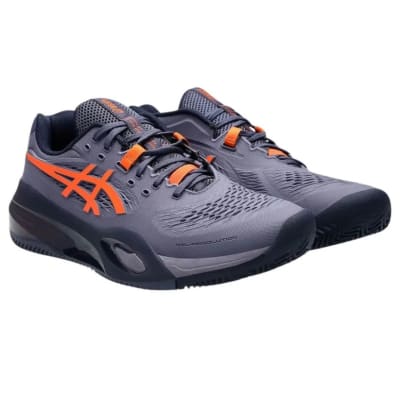 Zapatilla Asics Gel Resolution x Clay Greyish/Purple Nova Orange1