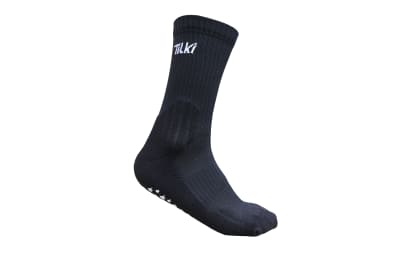 Calcetin Tilki Antideslizante Largo Negro/Blanco