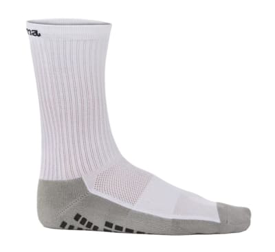 Calcetin Joma Antideslizante Largo Blanco-Gris1