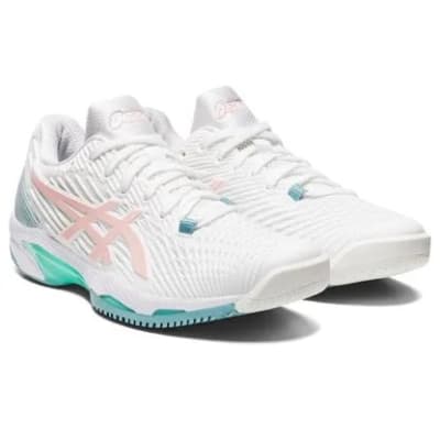 Zapatilla Asics Solution Speed FF2 Blanco/Rosa1