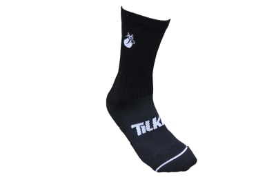 Calcetin Tilki D1 Largo Negro/Blanco