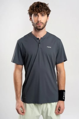 Camiseta Nox Polo Pro Charcoal Gris1