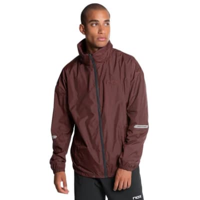 Cortavientos Nox Pro Rojo Café1