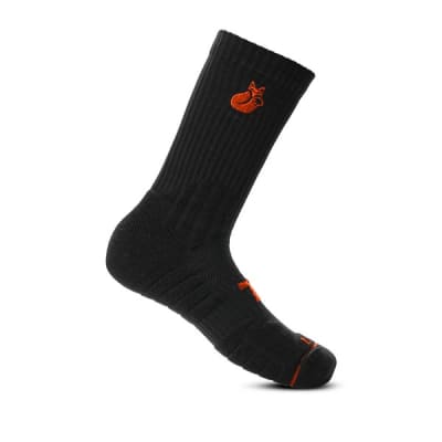 Calcetin Tilki D3 Largo Negro/Naranjo1