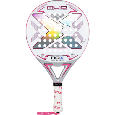 Pala Nox ML10 Pro Cup Silver 2023 + Morral Nox + Overgrip + Despacho gratis1