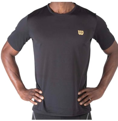Camiseta Wilson Perforada Negro