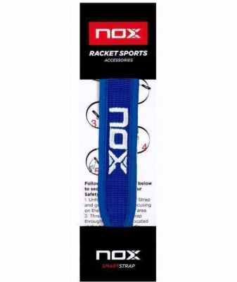 Cordón Nox Smartstrap Azul Logo Blanco1