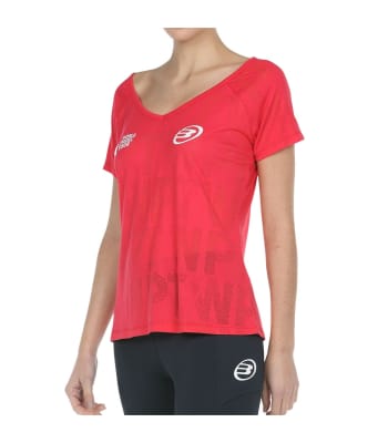 Camiseta Bullpadel Rapolan Carmesi Fluor1